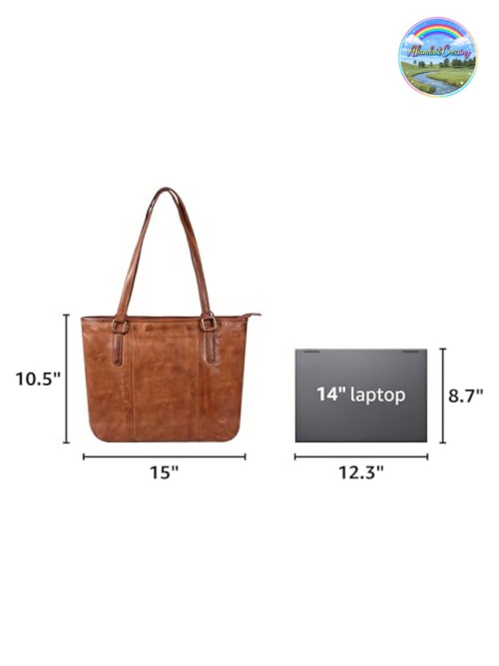 Genuine Leather Tote Shoulder Bag Women Work Casual Purse